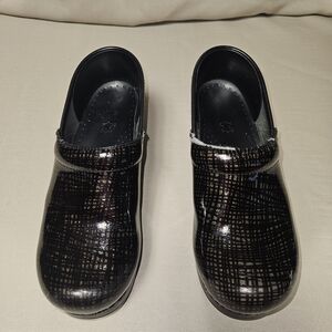 Dansko Black and Brown Mules